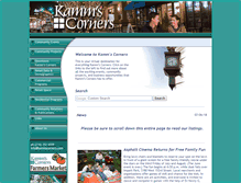Tablet Screenshot of kammscorners.com